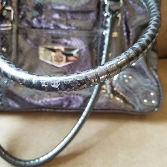 Mark Cross 1845 snakeskin print leather purse - Picture 4 of 8